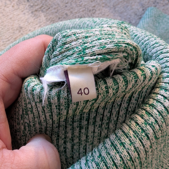 Stella McCartney Crewneck Knit Sweater Dress, Green, Women's 6 - Picture 5 of 8